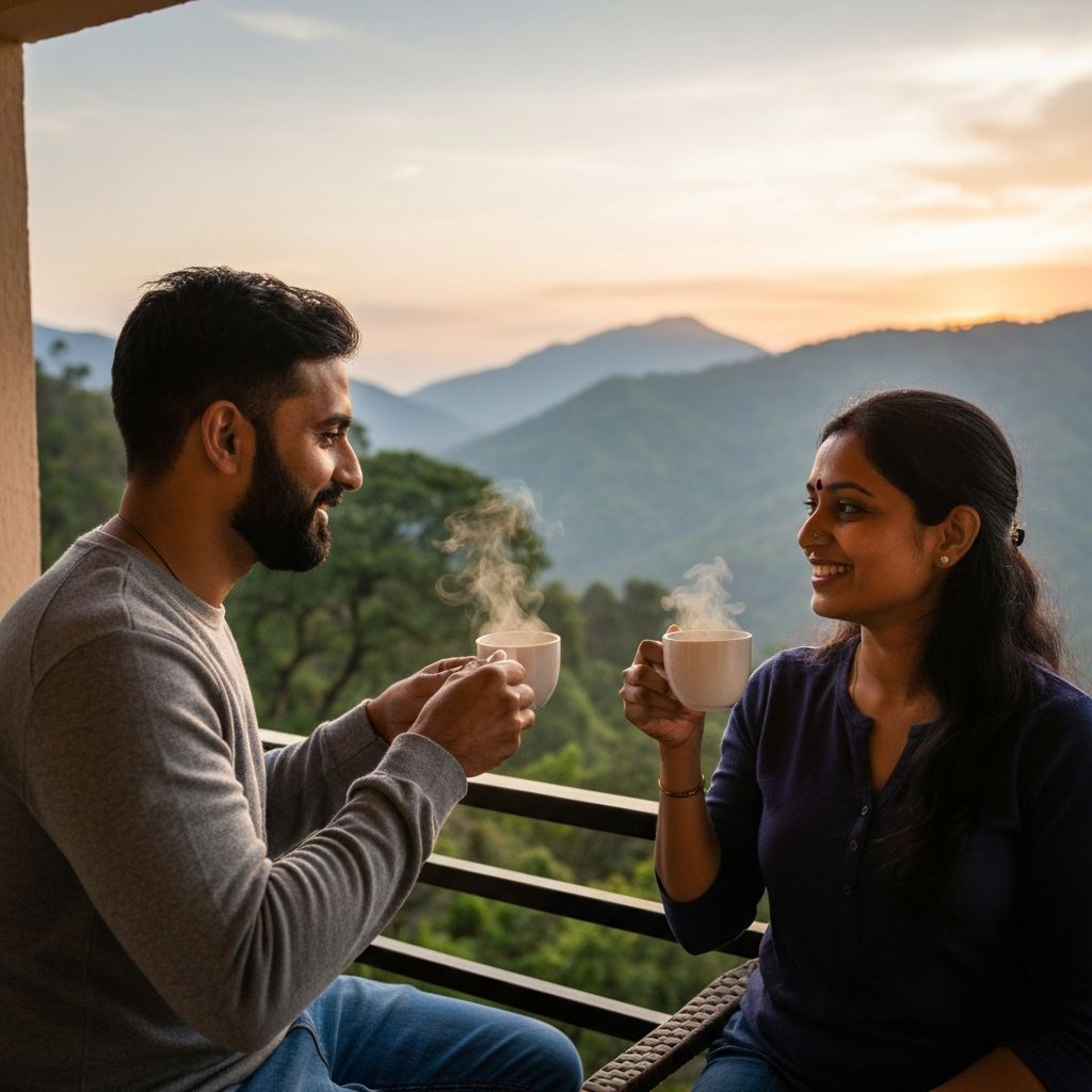 Morning tea with a view